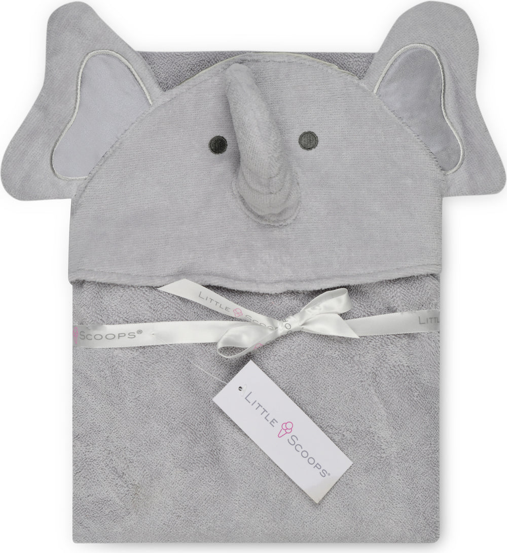 Little Scoops Elephant Hooded Towel