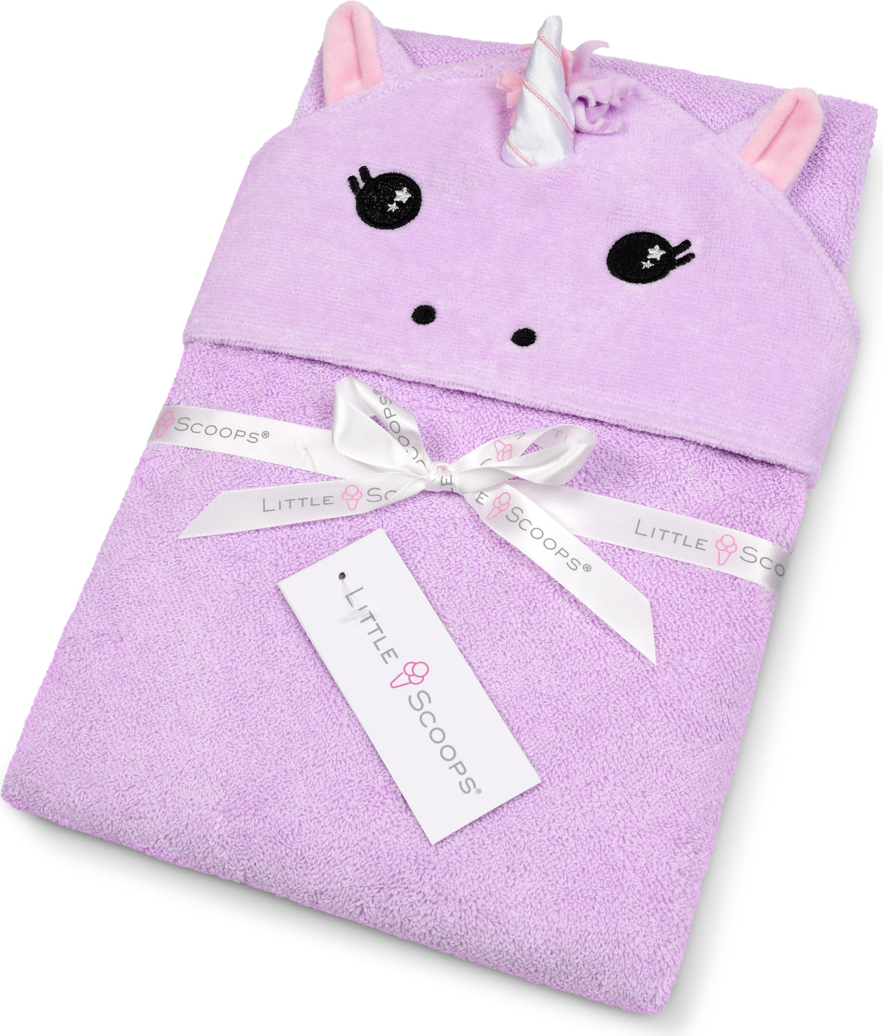 Little Scoops Unicorn Hooded Towel