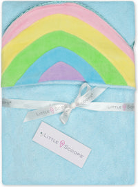 Little Scoops Rainbow Hooded Towel