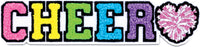 Cheer Sticker Patch - Large