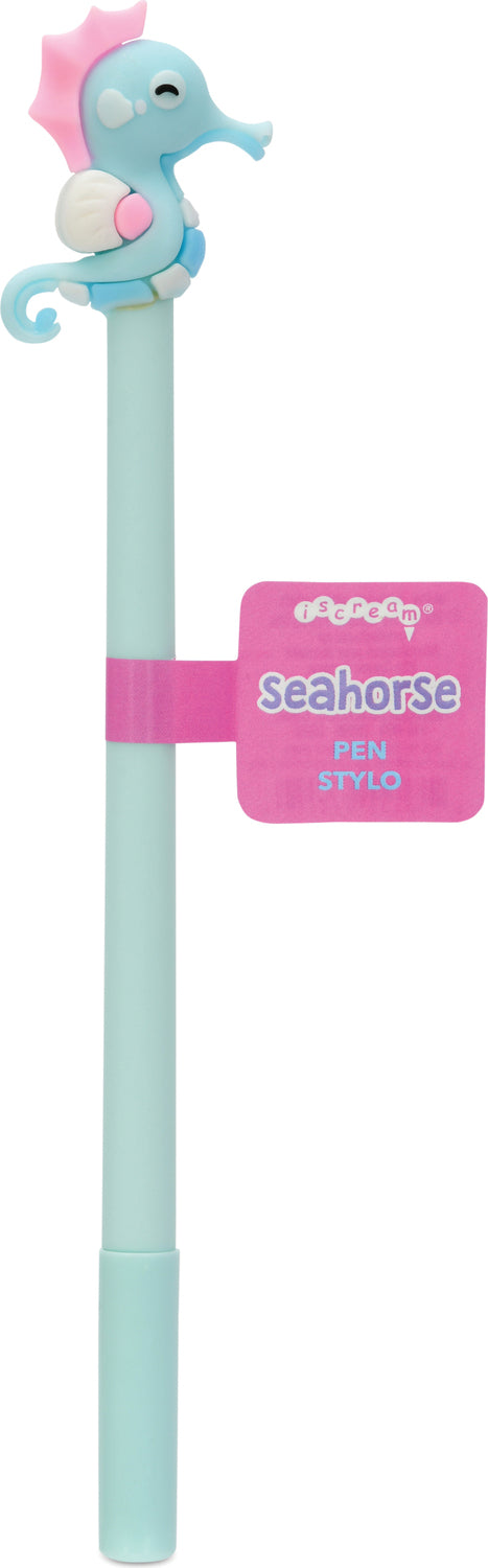 Blue & Pink Seahorse Pen (assorted)