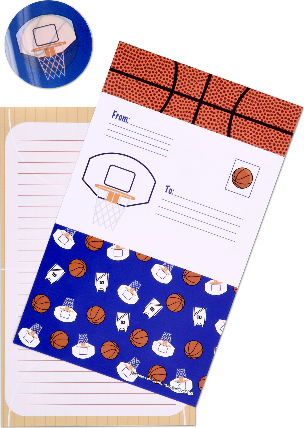 Hoop Dreams Foldover Cards