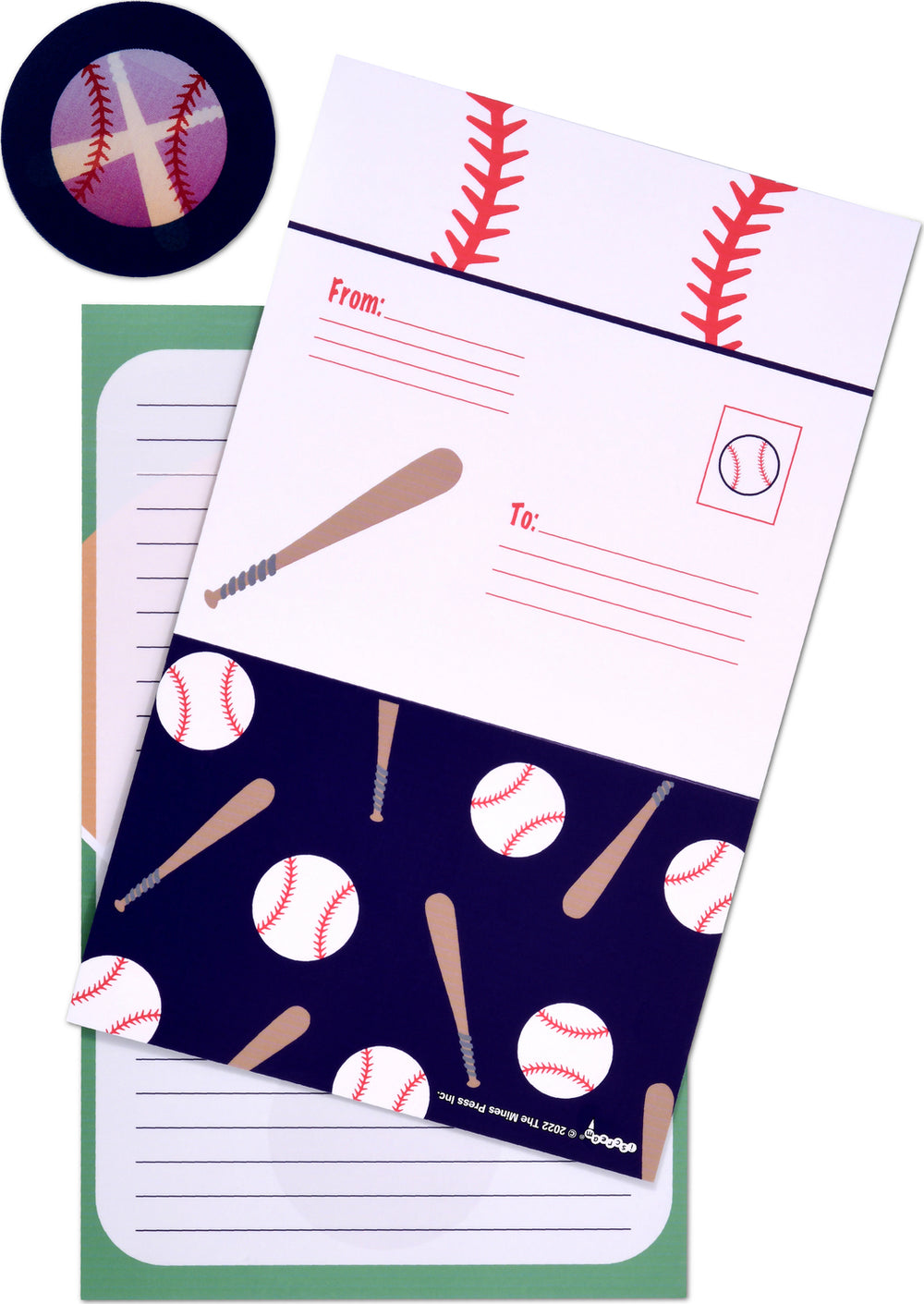 Home Run Foldover Cards