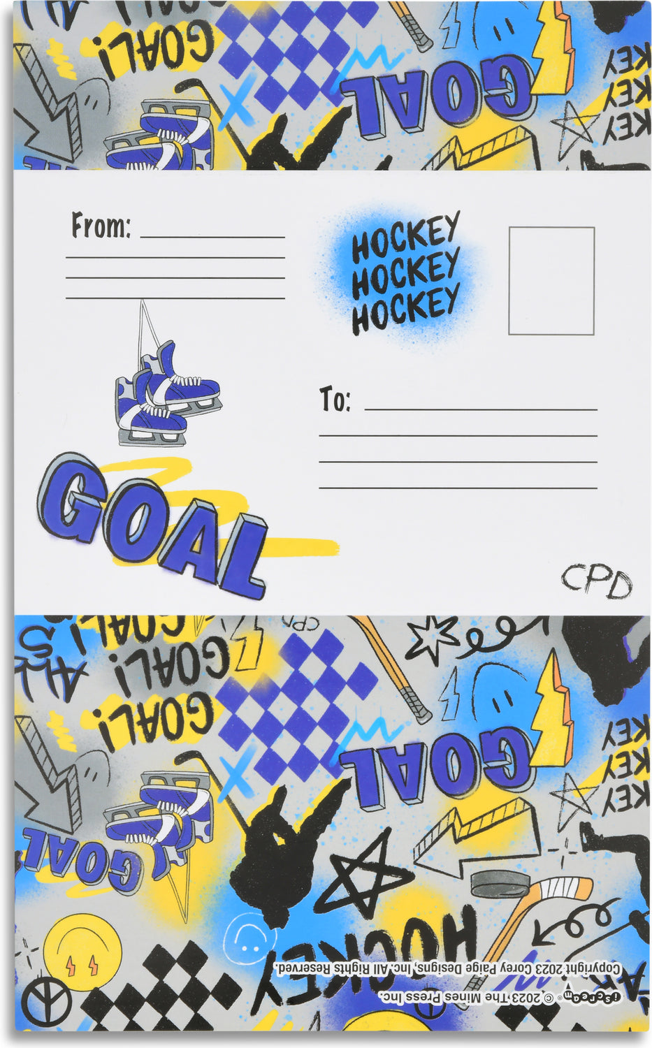 Corey Paige Hockey Foldover Cards