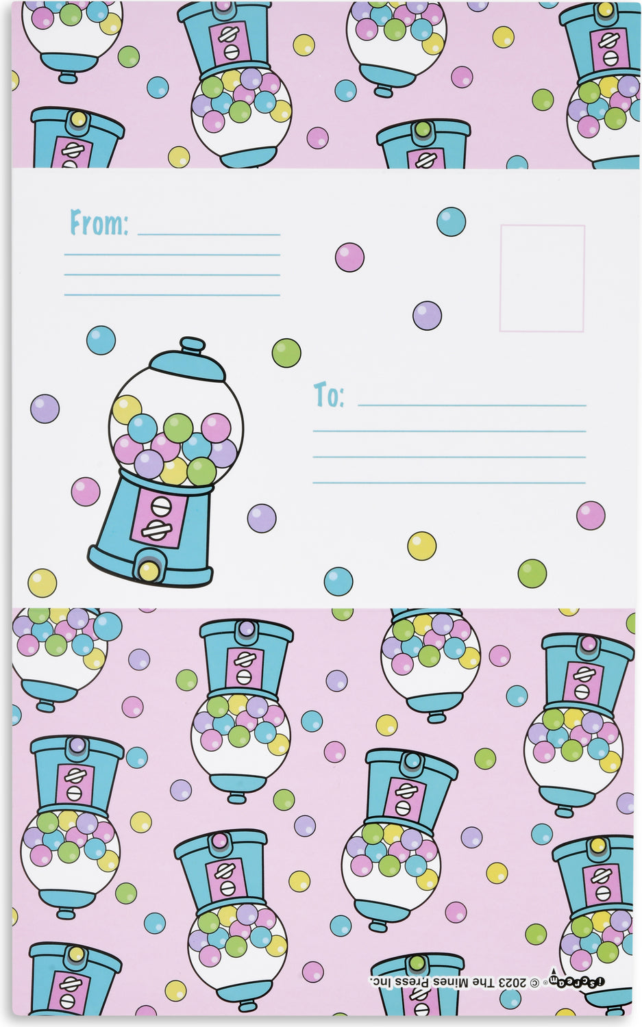 Bubble Gum Fun Foldover Cards