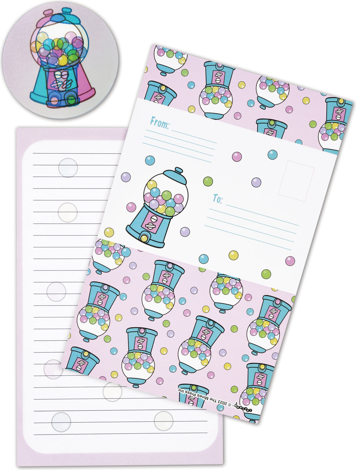 Bubble Gum Fun Foldover Cards