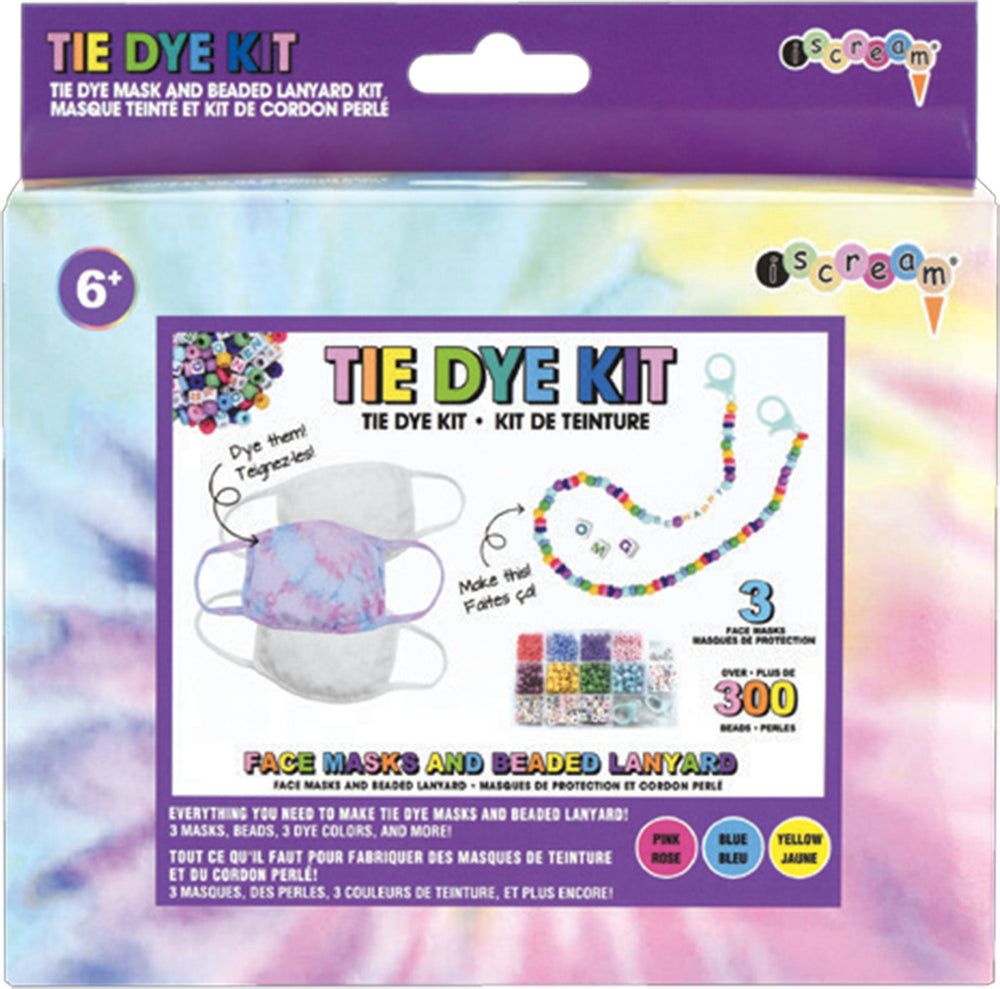 Tie Dye Mask Beaded Lanyard Kit