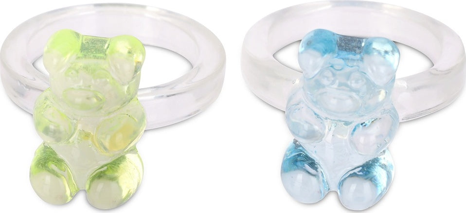 Gummy Bear Rings Set of 4