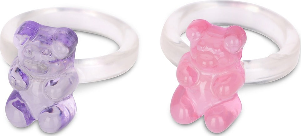 Gummy Bear Rings Set of 4