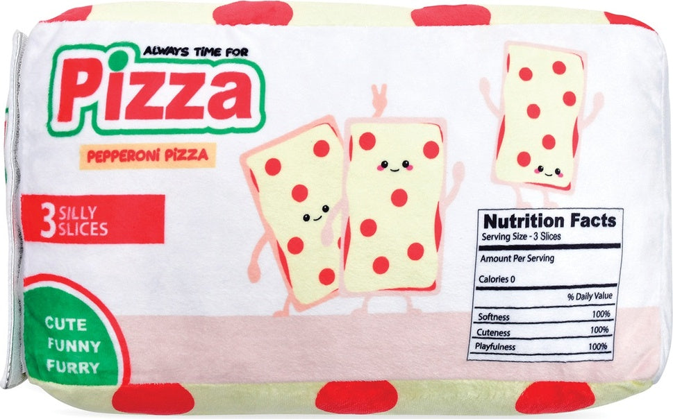 Pizza Party Packaging Fleece Plush