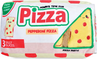 Pizza Party Packaging Fleece Plush