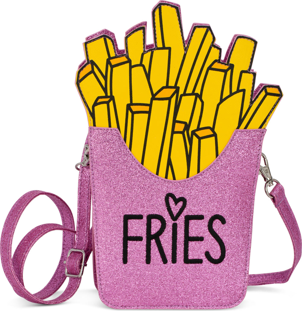I Heart Fries Crossbody Bag