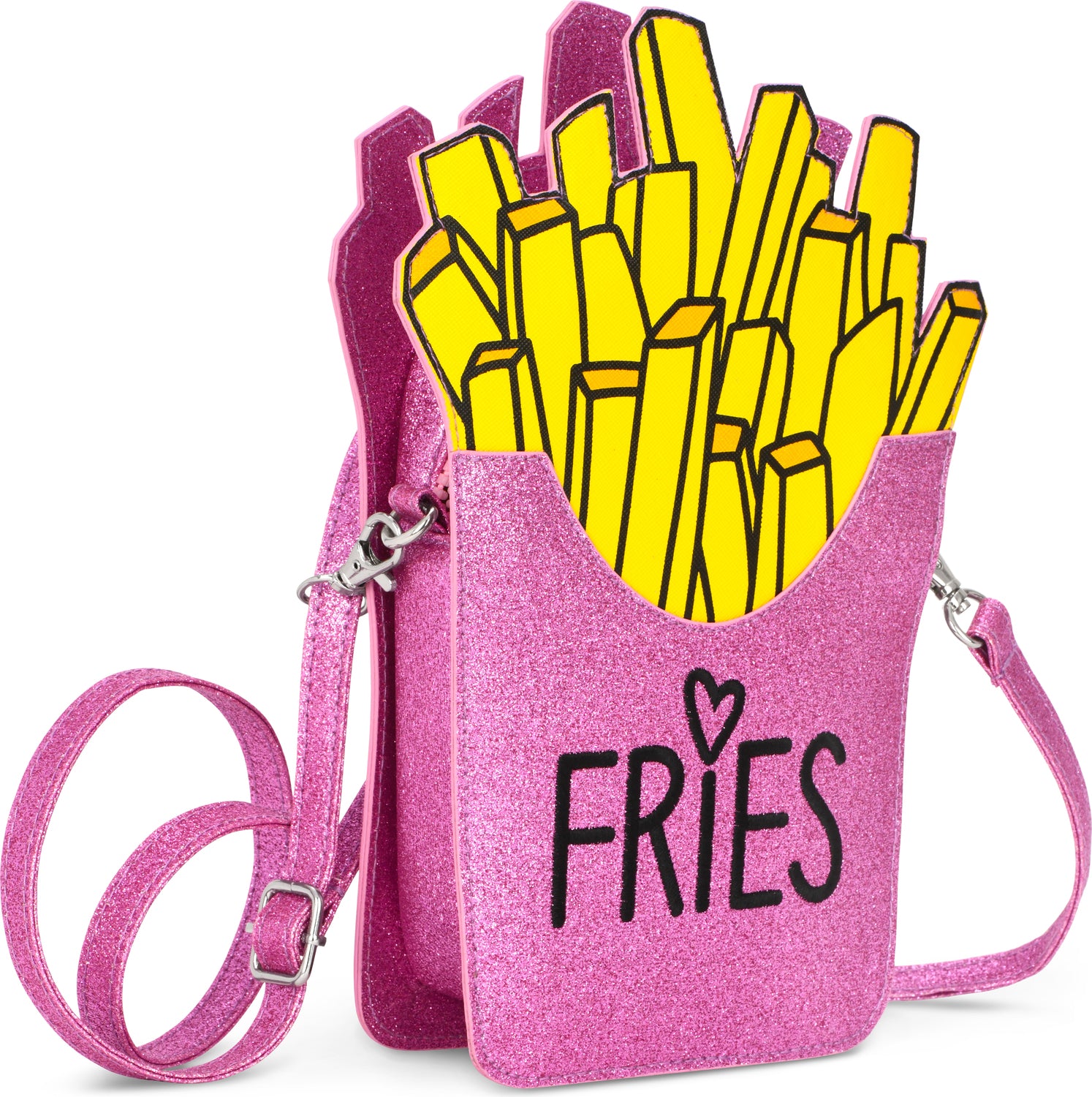 I Heart Fries Crossbody Bag