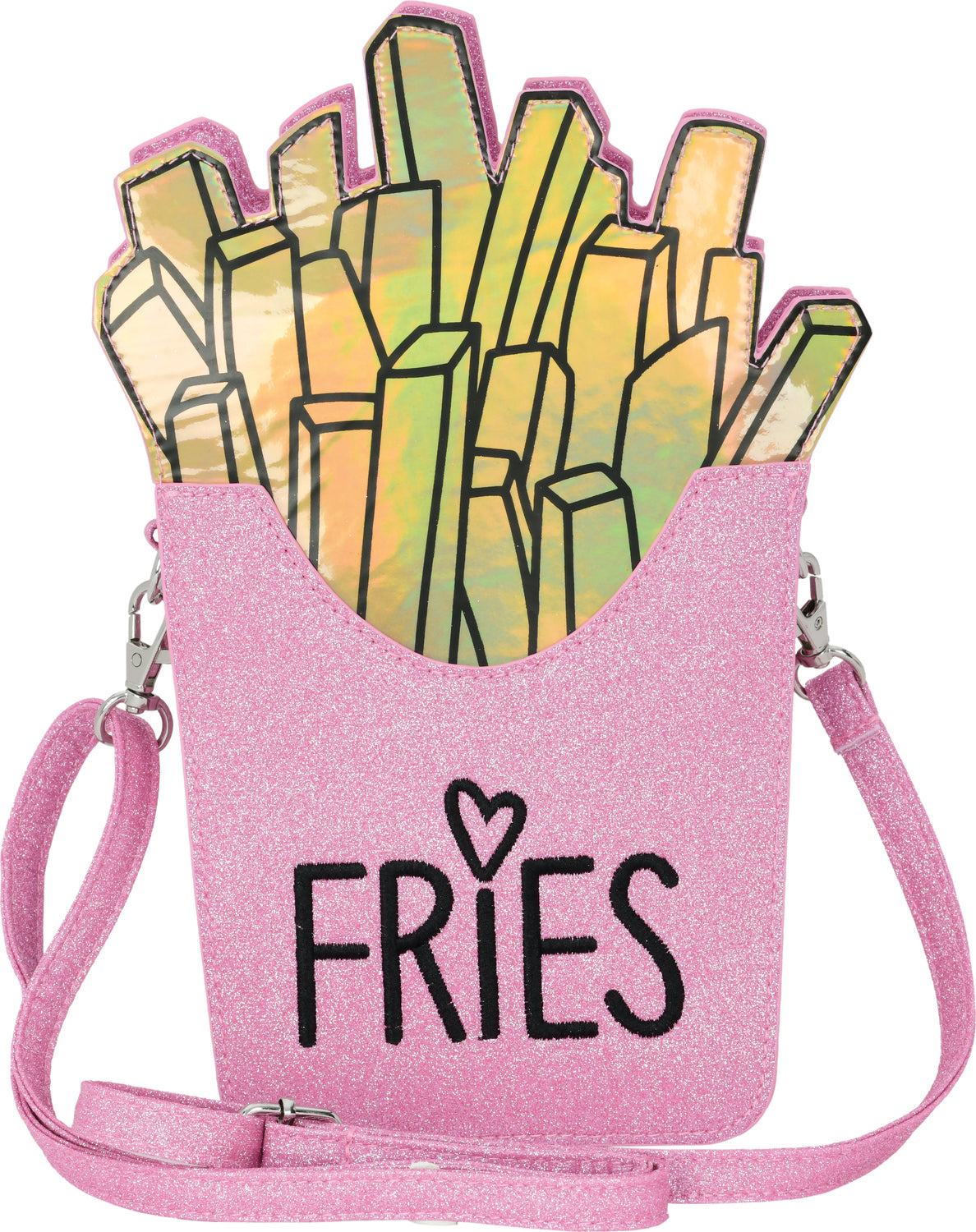 I Heart Fries Crossbody Bag