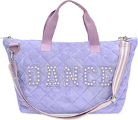 Love To Dance Quilted Overnight Bag