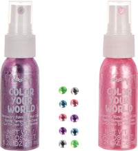 Sparkle Hair Color & Rhinestones