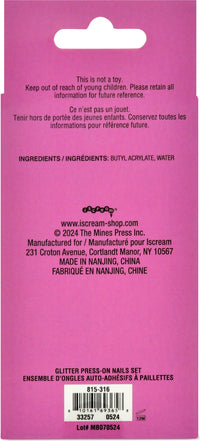 Glitter Press On Nail Set