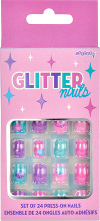 Glitter Press On Nail Set