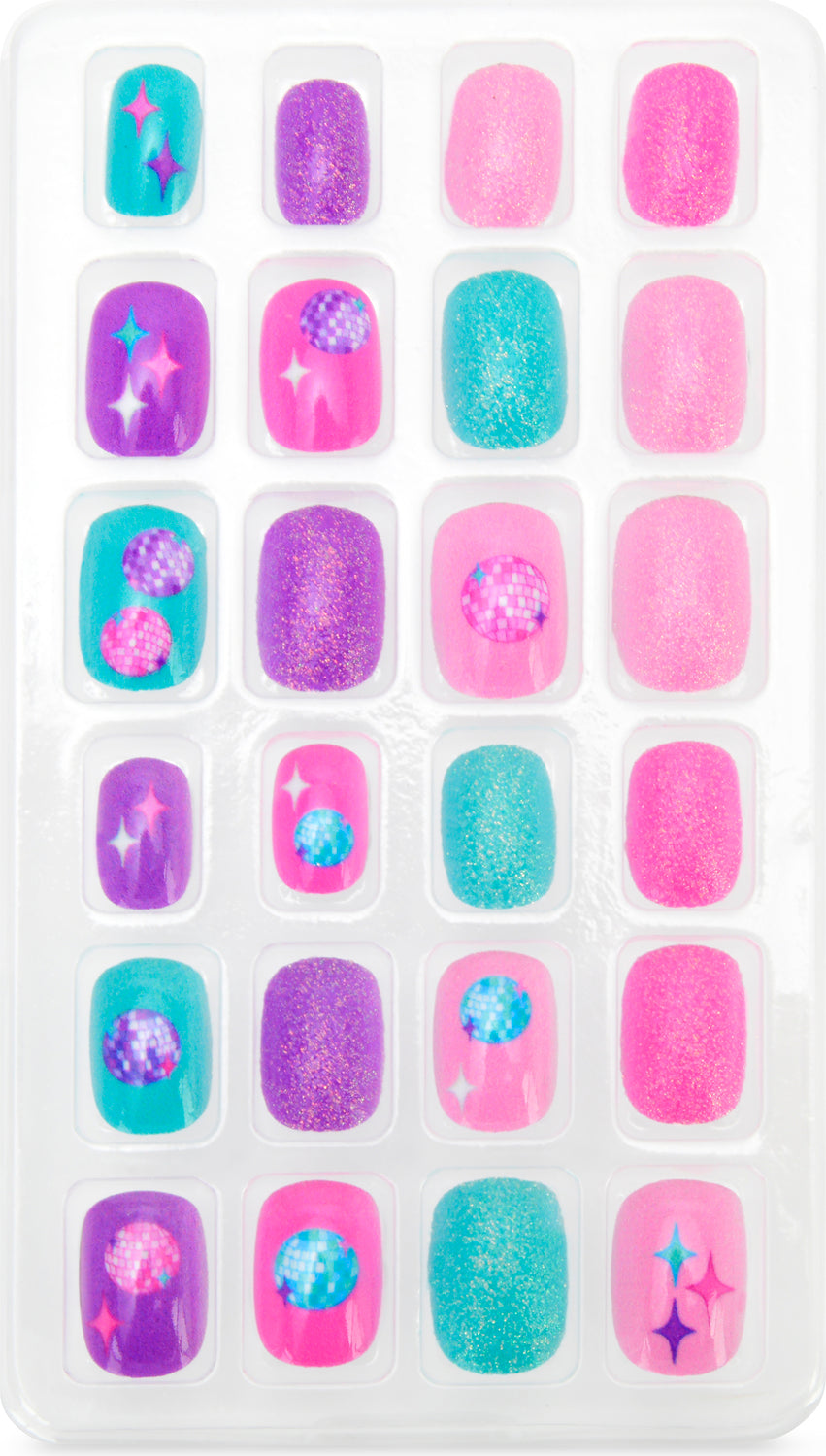 Glitter Press On Nail Set