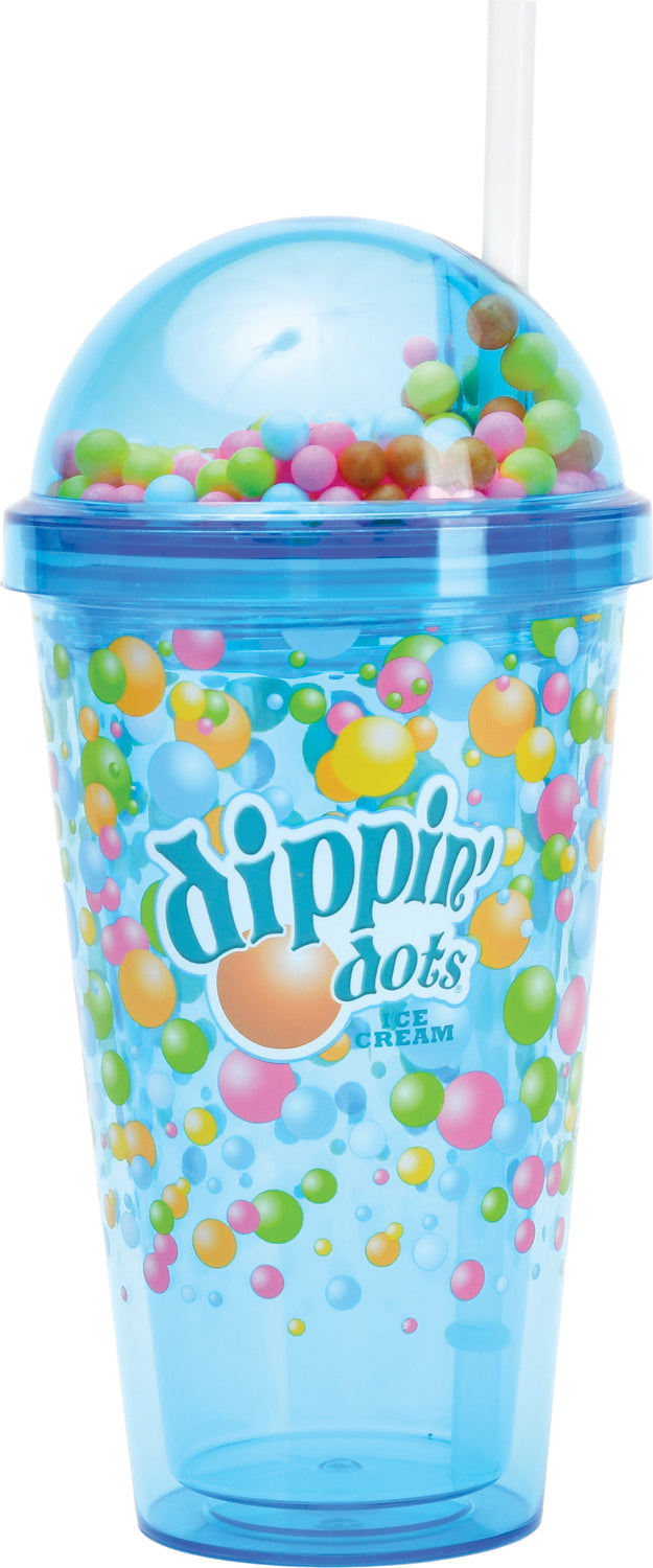 Blue Dippin' Dots Tumbler