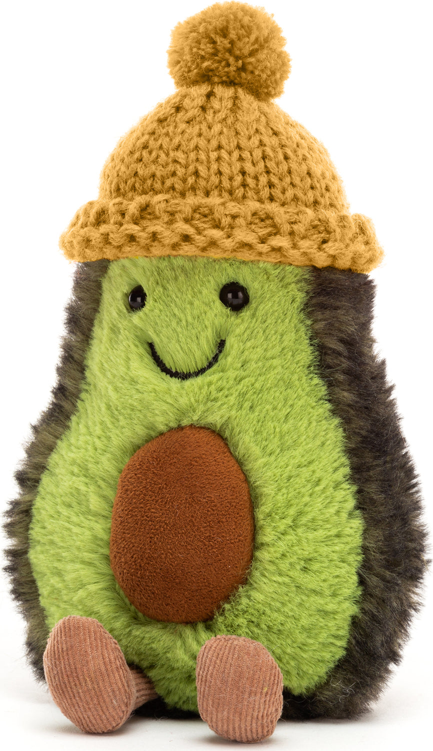 Jellycat Coz4m Amuseable Cozi Avocado Mustard