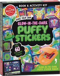 Make Your Own Glow-in-the-Dark Puffy Stickers