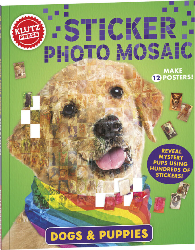 Sticker Photo Mosaic: Dogs and Puppies