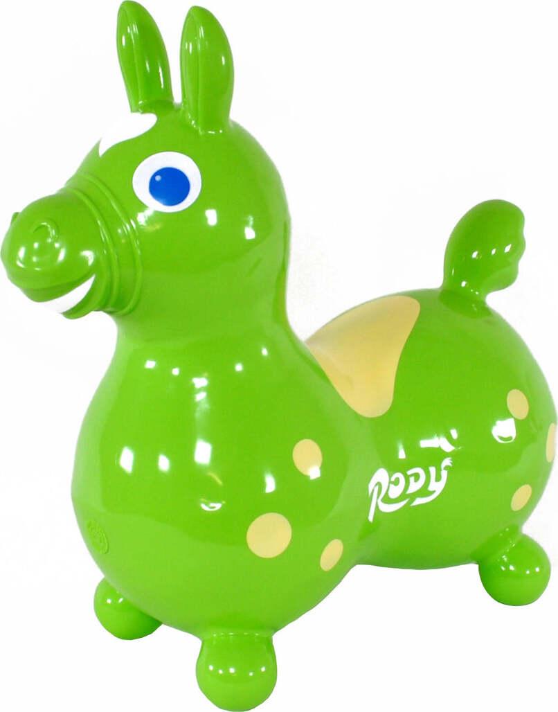 Rody Inflatable Bounce Horse (Lime Green)