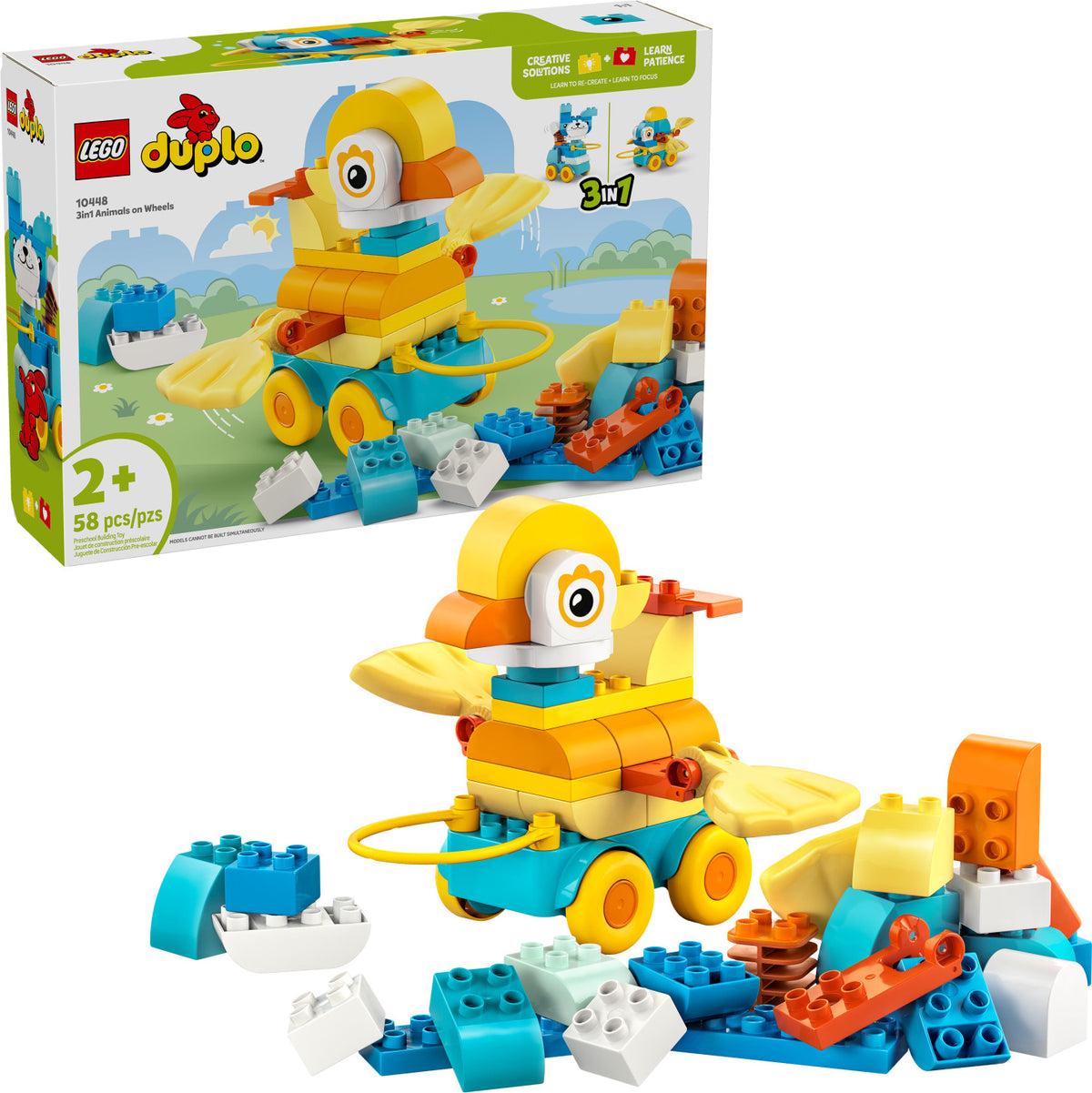 LEGO DUPLO: 3in1 Animals on Wheels