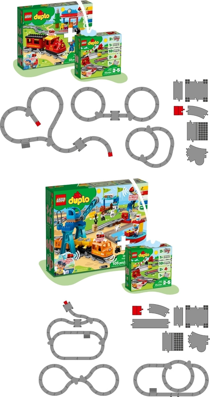 LEGO® DUPLO® Train Tracks