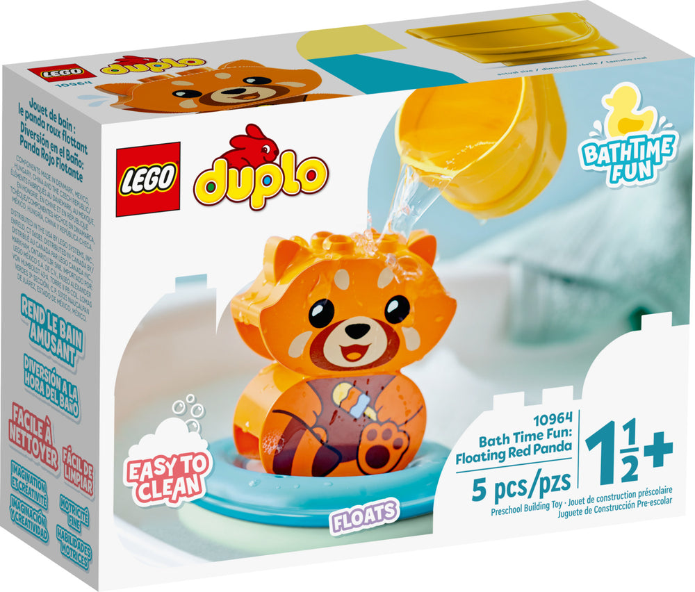 LEGO DUPLO: Bath Time Fun: Floating Red Panda