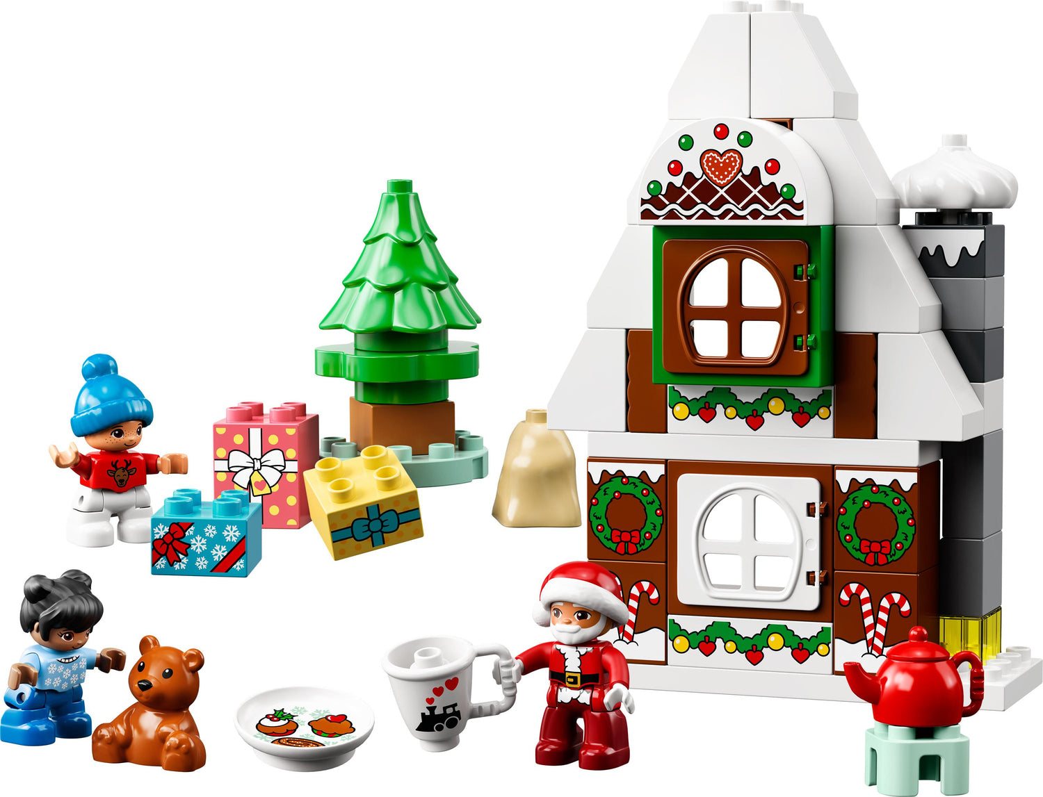 LEGO DUPLO Santa's Gingerbread House Set