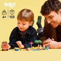 LEGO Bluey: Bluey's Beach & Family Car Trip
