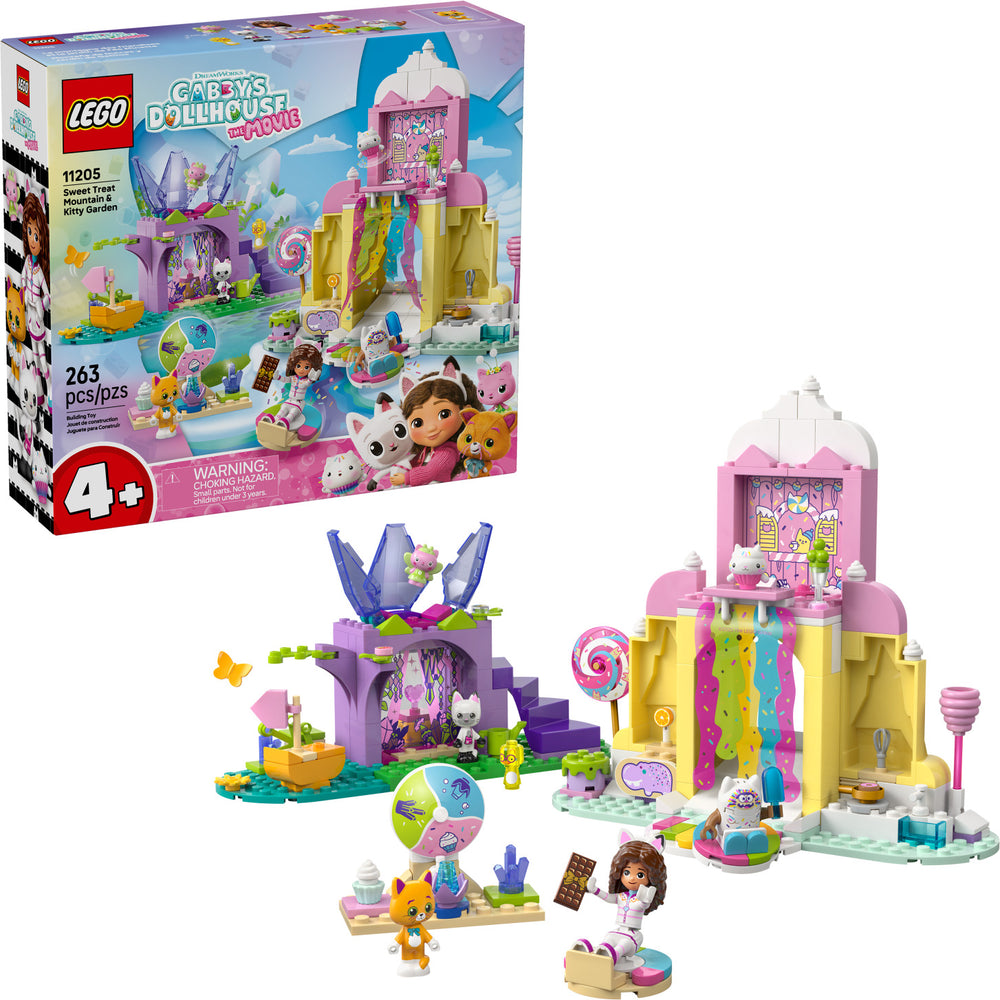 LEGO Gabby's Dollhouse: Sweet Treat Mountain & Kitty Garden