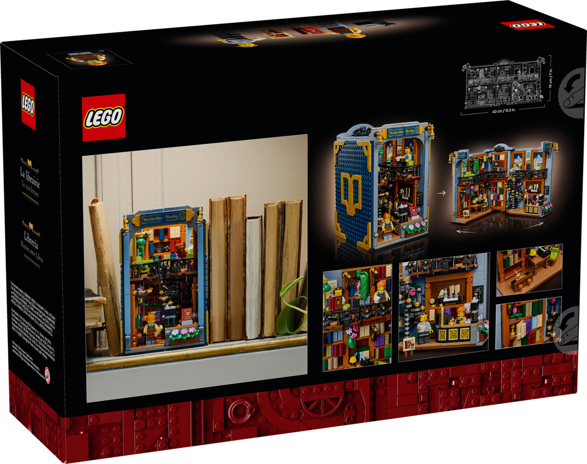 LEGO® Icons Bookstore: Book Nook – Awesome Toys & Gifts