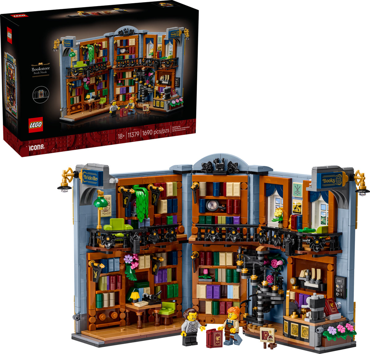 LEGO® Icons Bookstore: Book Nook – Awesome Toys & Gifts