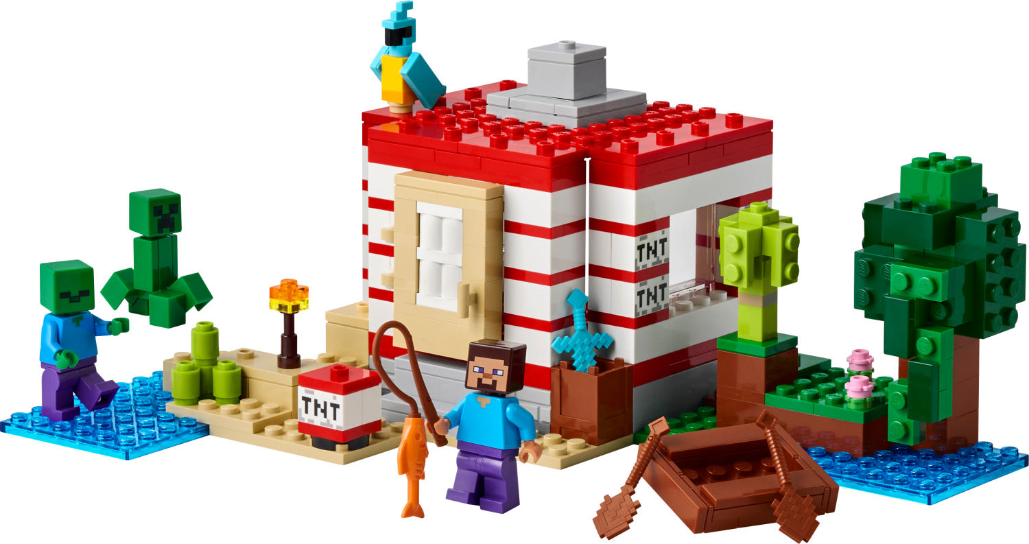 LEGO Minecraft: The TNT Jungle House