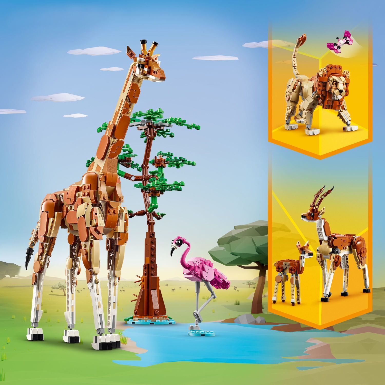 LEGO® Creator: Wild Safari Animals