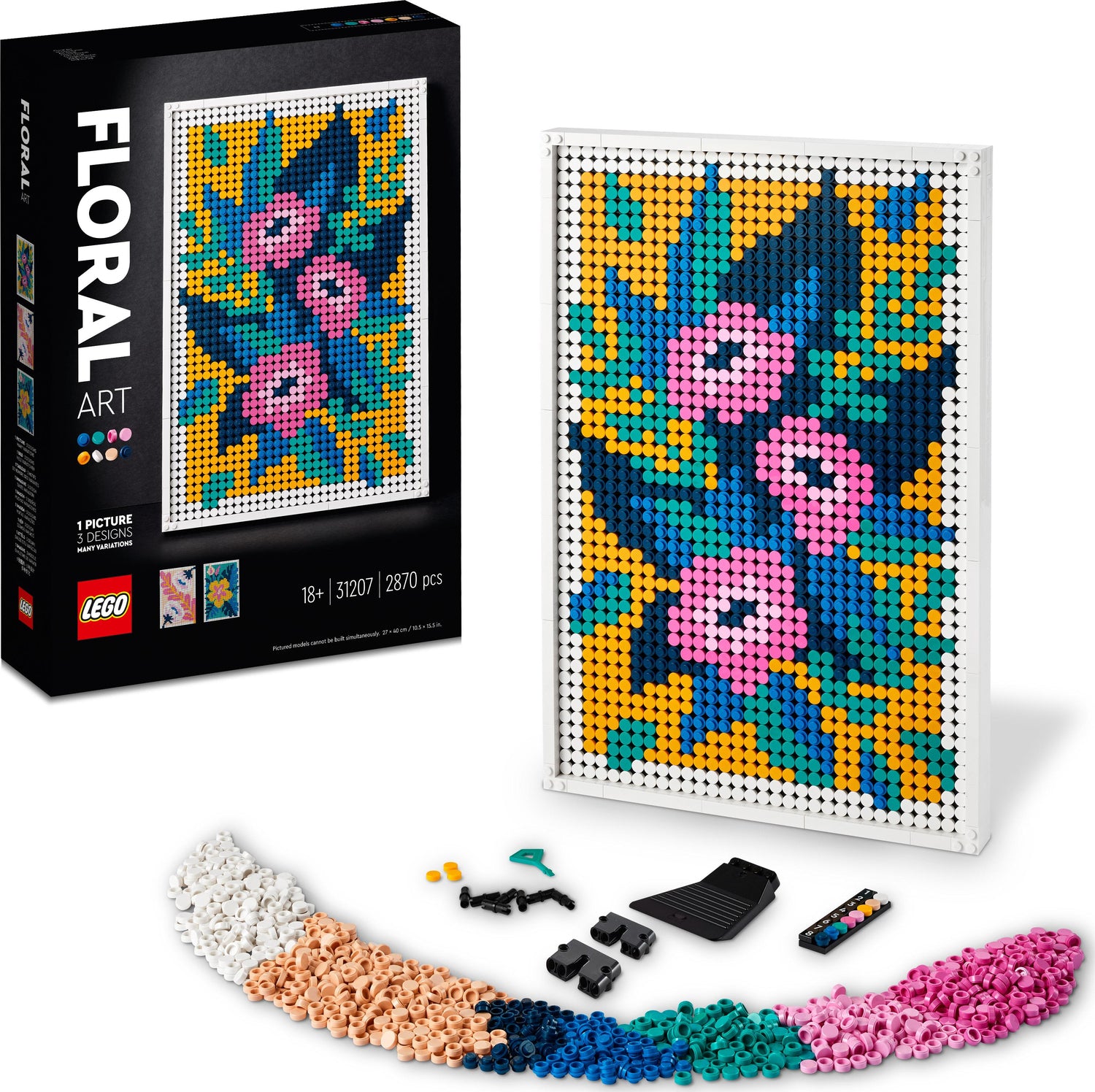 LEGO ART Floral Art 3in1 Crafts Set