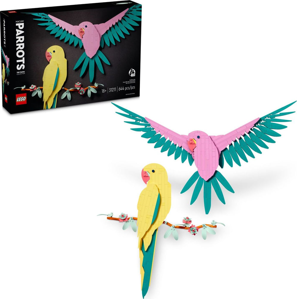 LEGO ART: The Fauna Collection – Macaw Parrots