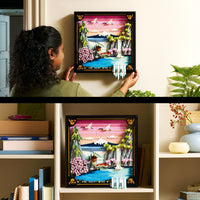 LEGO ART: Japanese Cherry Blossom Landscape