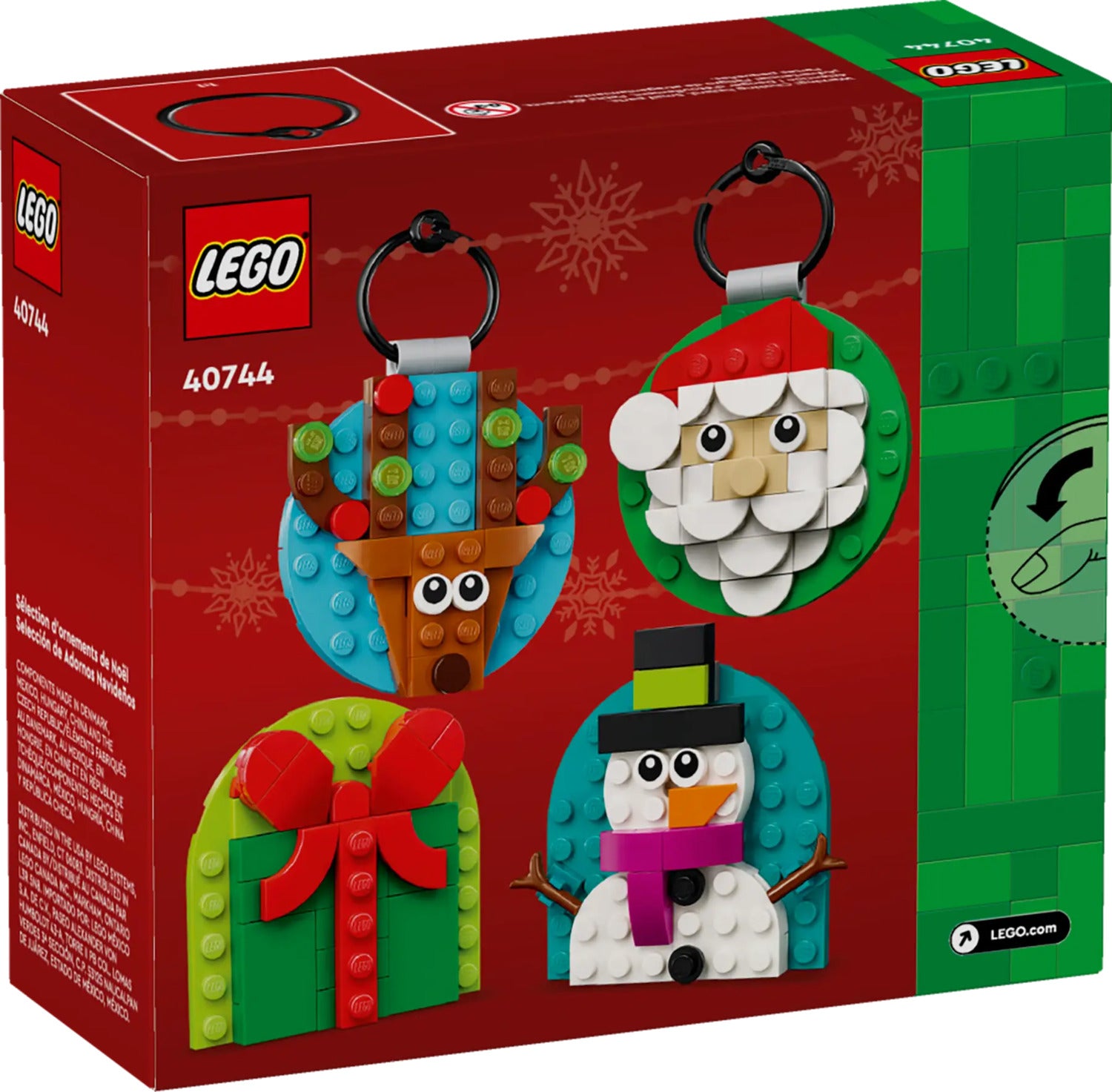 LEGO Christmas Ornament Selection