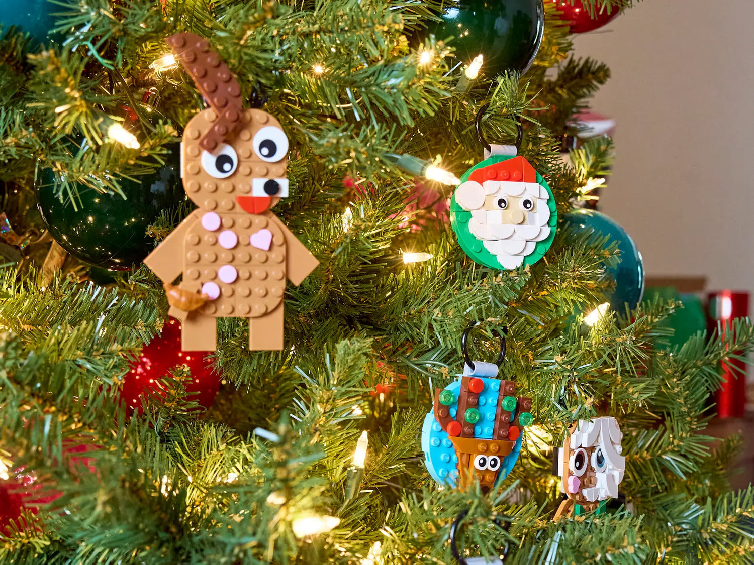 LEGO Christmas Ornament Selection