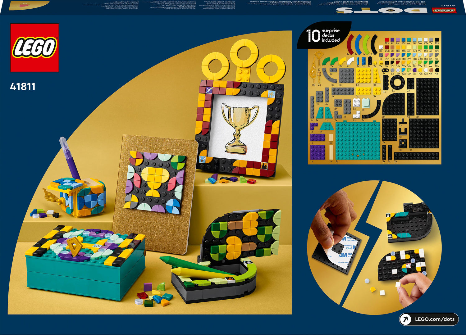 LEGO® Dots Hogwarts Desktop Kit Kids' Craft Set 41811 – Awesome