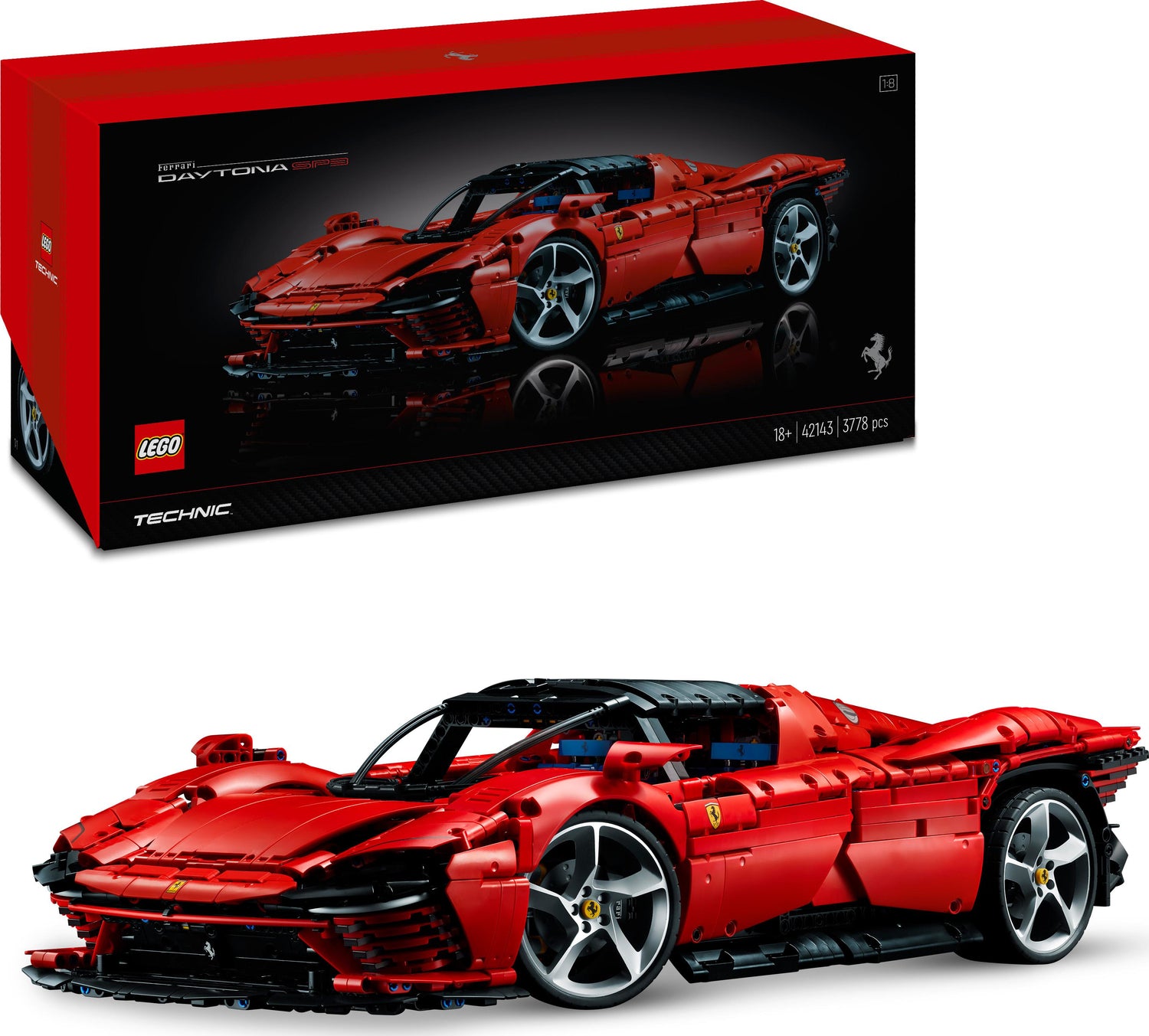 LEGO Technic Ferrari Daytona SP3 Model Car Set