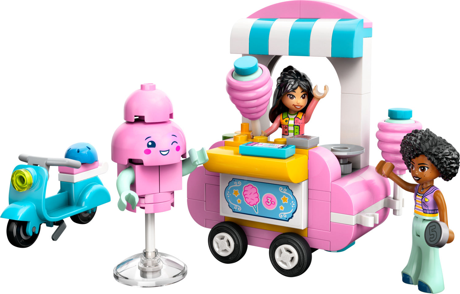 LEGO® Friends: Cotton Candy Stand and Scooter 42643 – Awesome Toys