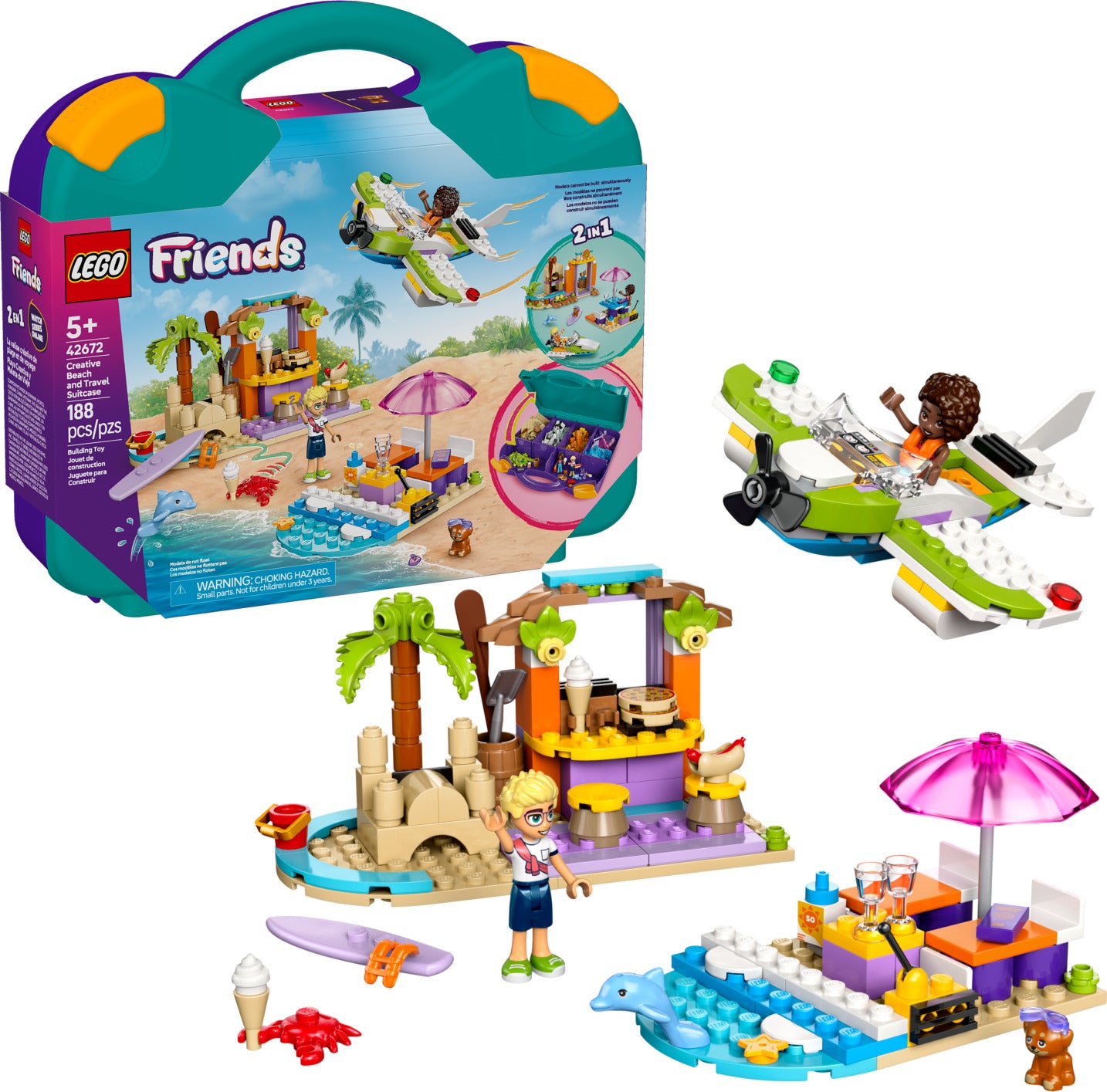 LEGO® Friends: Creative Beach and Travel Suitcase 42672 – Awesome