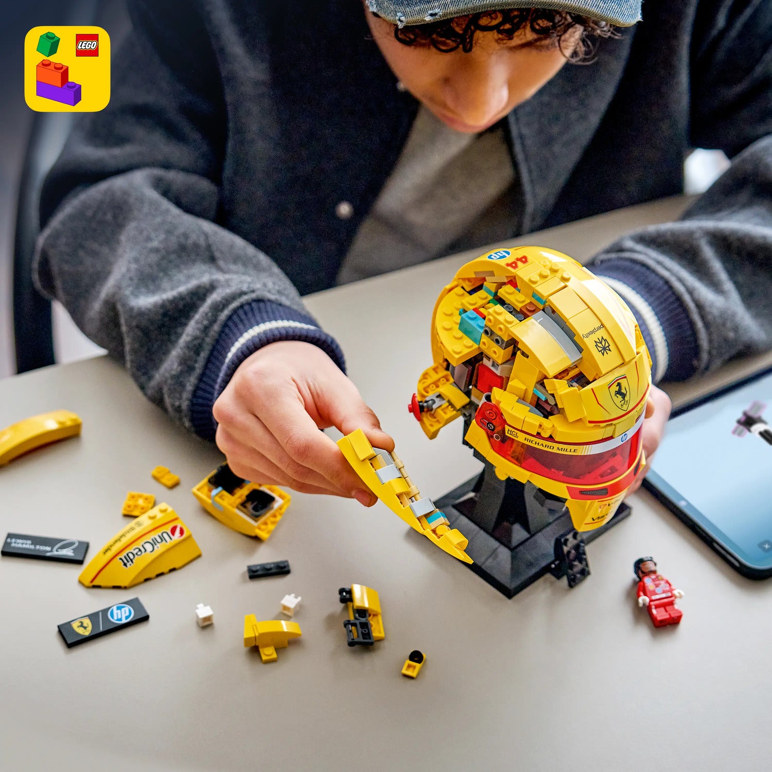LEGO® Editions Scuderia Ferrari HP Lewis Hamilton Helmet