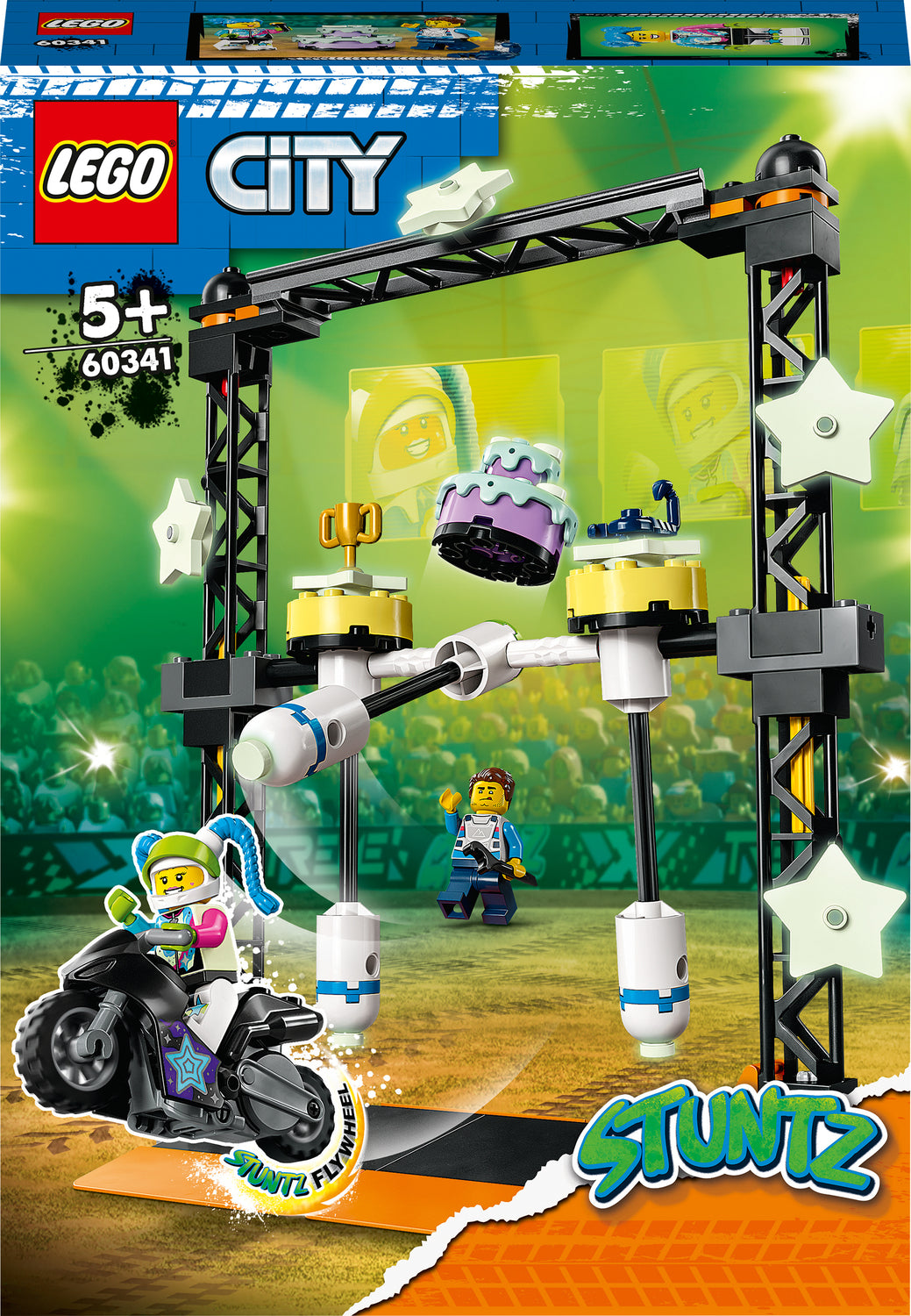 ぐぅ LEGO® City The Knockdown Stunt Challenge 60341 – Awesome Toys & Gifts