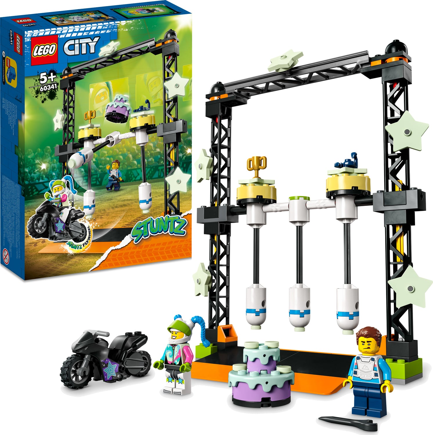 LEGO® City The Knockdown Stunt Challenge 60341 – Awesome Toys & Gifts